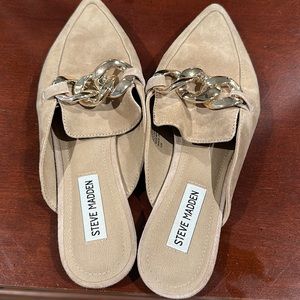 Steve Madden finn chain pointed toe Mule size 8